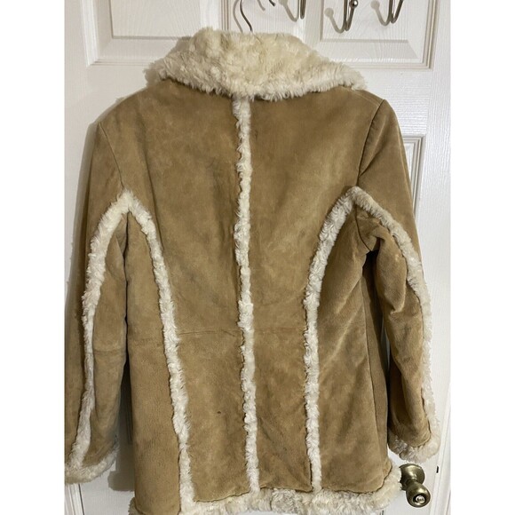 Vintage Wilson’s Leather Maxima Y2K Genuine Leather Faux Fur Women’s Coat Size M - Picture 13 of 16